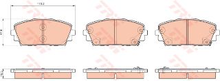 ÖN BALATA KİA PICANTO TA 1.0 1.2 05/2011 resmi