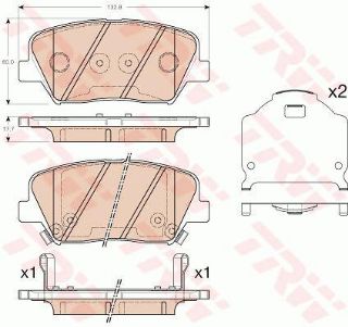 ÖN BALATA I30 11-16 VELOSTER 11 CARENSIV 13 CEED 12 SORENTO II 09 resmi