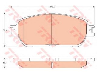 ÖN BALATA CAMRY 01-06 resmi