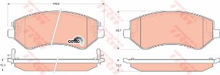 ÖN BALATA CHRYSLER VOYAGER III 2.4 02-08 2.5 CRDI 02-08 3.3 00-08 15 TEKERLEK İÇİN resmi