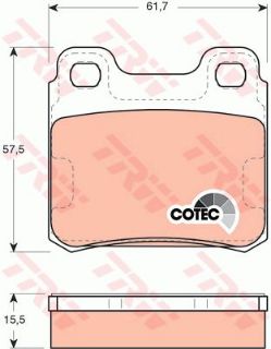 FREN BALATASI ARKA WVA 21140 ( OPEL : ASTRA F 1.8 2.0 91-98 VECTRA A 2.0 ) resmi