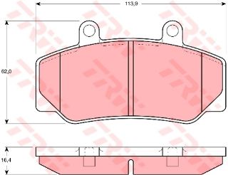 ÖN BALATA VOLVO 740 85-90 760 2.0 2.3 2.4D 86-92 780 86-90 940 90-94 960 90-94 resmi