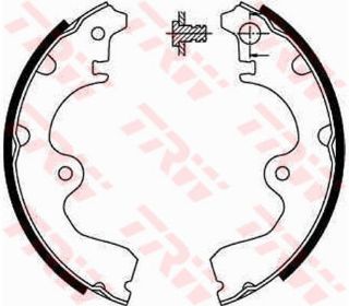 PABUÇLU FREN BALATASI ARKA 1993-2000 BMW: 3 E36, 3 COMPACT E36, 3 CONVERTİBLE E36, 3 COUPE E36 resmi