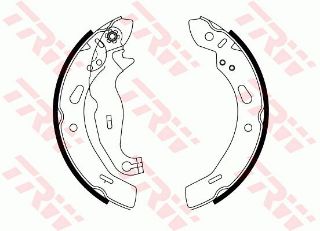 PABUÇLU FREN BALATASI ARKA 2010-2010 FORD: FİESTA SALOON, FİESTA VI CB1, CCN, FİESTA VI VAN FORD AUSTRALIA: FİESTA HATCHBACK WS resmi
