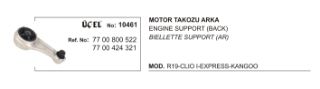 MOTOR TAKOZU ARKA ALÜMİNYUM R19-CLİO-KANGOO-EXPRESS resmi