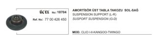 AMORTİSÖR ÜST TABLA TAKIMI 10704 CLİO-I CLİO-II KANGO TWINGO DACİA LOGAN resmi