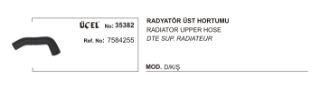 RADYATÖR HORTUMU ÜST 35382 DOĞAN ŞAHİN KARTAL 7584255 resmi