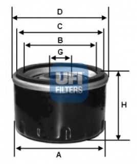 YAĞ FİLTRESİ ASTRA G 98-05 -ASTRA H-COMBO 05- -CORSA C 00- -VECTRA C 02- 1.4-1.6-1.6-1.8 16V-2.0T resmi