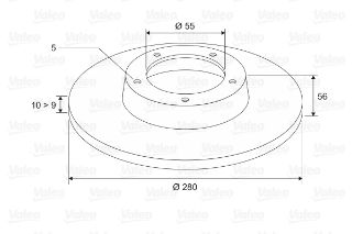 FREN DİSKİ ARKA X2 TOYOTA AVENSİS T25 03- 1.6 VVTİ. 1.8 VVTİ. 2.0 D-4. 2.0 D-4D. 2.0 VVTİ. resmi