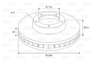 ON FREN DISK AYNASI TOYOTA LAND CRUISER 4.5D 4D 07-> resmi