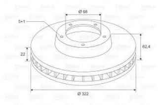 FREN DİSKİ ARKA X1 NİSSAN 350 3.5 10.03 resmi