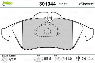 ON FREN BALATASI LT 28 / 35 / 46 (96>06) SPRINTER (95>06) VITO (96>03) resmi