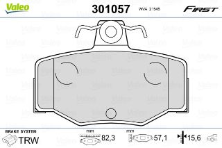 FREN BALATASI ARKA NİSSAN ALMERA N16E 2/2000>1/200 resmi