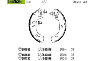 KAMPANA BALATA ( OPEL : MOVANO / RENAULT : MASTER 2.5 / 2.8 98-- resmi