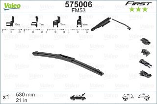 VALEO FİRST MULTICONNECTİON FLAT BLADE FM53 X1 530 MM resmi