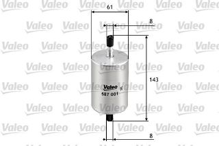 YAKIT FİLTRESİ BENZİN CLİO I-II-III-KNG-MGN I.II-P206-207-306-307-406-PART-C3-C4-BERL ET3J4-TU5JP resmi