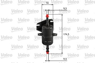 YAKIT FİLTRESİ BENZİN FIAT PALİO 1.0-1.2-1.5-1.4-1.6-ALBEA 1.0-1.2-1.5-1.4-1.6 resmi