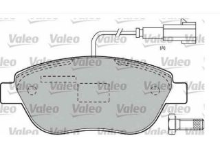 FREN BALATASI ON FISLI WVA 23708 23709 ( FIAT :  DOBLO 05- YM LINEA 1.4 TJET STILO 04- GRANDE PUNTO 1.3D 90 HP IDEA 1.9JTD ) resmi