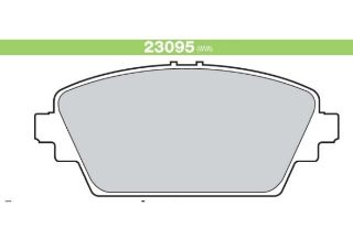 FREN BALATASI ÖN HONDA ACCORD VII 1.8, 2.0 98-03 resmi