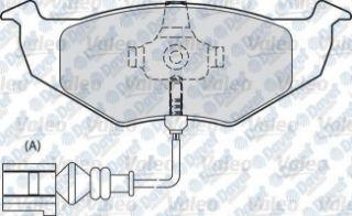 ON FREN BALATASI-KABLOSUZ-  (VW POLO 95-10  FABIA 00-10) resmi