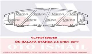 ÖN BALATA STAREX 2.5 CRDI 05 H1 10.06 SSANGYONG REXTON 2.7 XDİ 11 2.0 XDİ 12 resmi