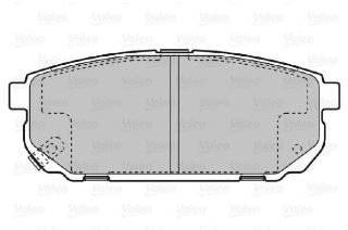 DİSK FREN BALATASI (ARKA) KİA SORENTO 2.4I, 2.5 CRDI, 3.5I V resmi