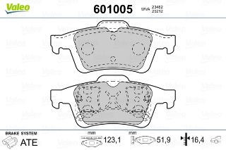 FREN BALATASI ARKA FORD FOCUS C-MAX 2003> 1.6TDCİ, resmi