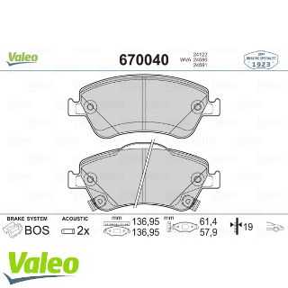 ÖN BALATA AURIS-COROLLA 1.3 1.4D-1.4 VVTI-1.6 VVTI-1.8-2.0D-4D-2.2D 07 10 resmi