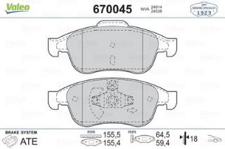 ÖN BALATA MGN III-SCENIC III 09 FLUENCE-DUSTER 10 LODGY 12 1.6 16V-2.0 16V-1.5 DCI resmi