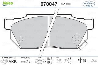 ÖN BALATA HONDA ACCORD 1.6EX-CİVİC 1.5 GTİ-GT-1.3-1.4-1.6İ-CRX 1.5İ-1.6İ resmi