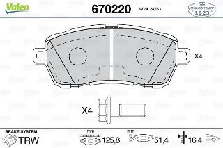 ÖN BALATA FİESTA VI 1.4-1.4TDCİ 1.6 TDCI 08 SWİFT 10 JUSTY 07 MAZDA II 07 SIRİON 08 resmi