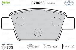 FREN BALATASI ARKA STILO TUM MODELLER 01> BRAVO LİNEA 1,4 1,4T JET 1.6 1,9D MTJ 07> MULTIPLA 98> DELTA III 08>14 MİTO 08> resmi