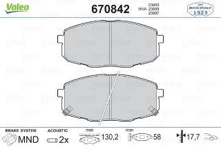 ÖN BALATA HYUNDAİ İ30 1.4-1.6-2.0-1.6 CRDI-2.0 CRDI 10/07 KİA CEED 06 resmi