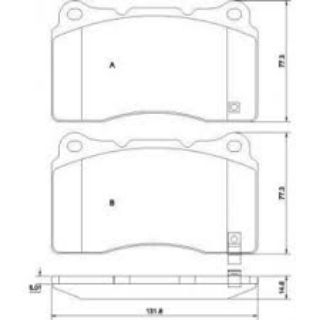 ÖN BALATA ASTRA J 12 INSIGNIA 08 LANCER VI 2.0 EVO VIII 98 08 SAAB 9.5 10 IMPREZA 2.5 05 resmi