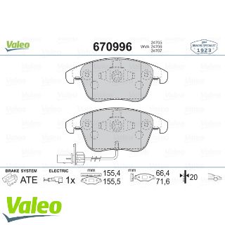 ÖN BALATA AUDI A4 - A5 09 GDB1814 resmi