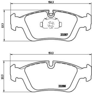 ÖN BALATA BMW E36 90-98 E46 98-05 E85 Z4 03 GDB1348 GDB1625 resmi