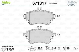 ÖN BALATA MERCEDES A SERİSİ A160CDİ A180 A180CDİ 12 A160CDİ A180 A180CDİ 11 resmi