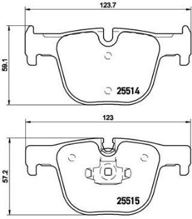 FREN BALATASI ARKA BMW: F30-F32-F34-F36   3.35I 3.40I resmi