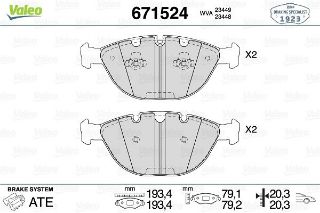 ÖN BALATA BMW X5 E53 4.4 00 4.6İS02 4.8İS04 resmi