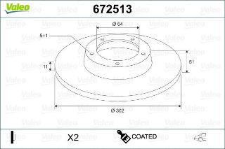 FREN DİSKİ ARKA FORD MONDEO IV TURNİER BA7 2.0 TDC resmi