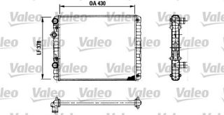 SU RADYATORU-KLIMASIZ 430×380 (VW POLO 95-02) resmi