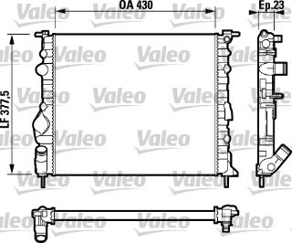 SU RADYATORU ( RENAULT : KANGOO EXPREES 1.6 16V 4×4 01-) resmi