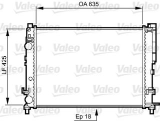 SU RADYATÖRÜ RENAULT LAGUNA 1.6 1.8 95-01   #### resmi