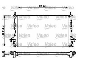 SU RADYATORU ( RENAULT : LAGUNA II 2.0 16V / 2.2DCI 05-- ) resmi
