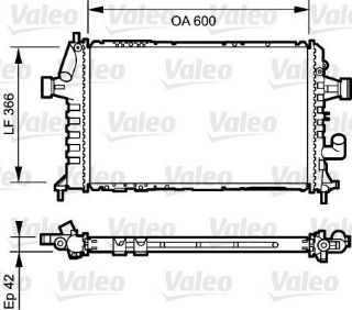 SU RADYATORU ( OPEL : ASTRA G 1.7 ) resmi