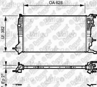 SU RADYATÖRÜ MEGANE III-SCENIC III 1,5DCI/1,4TCE   #### resmi