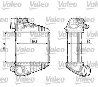 TURBO RADYATÖRÜ İNTERCOOLER GOLF IV BORA A3 OCTAVIA TOLEDO LEON 1,9 TDI 98>06 resmi