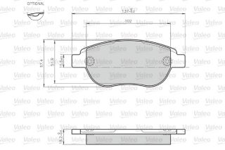 ON FREN BALATASI C3 II C4 XSARA P1007 P207 P307 DOBLO 2006> resmi