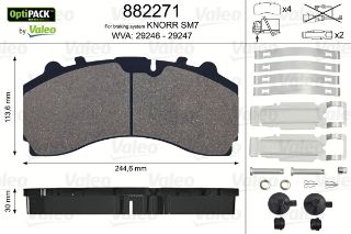 FREN BALATASI ÖN M-BENZ AXOR ACTROS MP4 10> AROCS ANTOS 1842 1835 1848 2036 2040 resmi