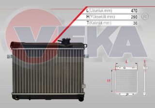 SU RADYATÖRÜ MEKANİK KAPAKLI 3 SIRALI SÜPER M131 resmi